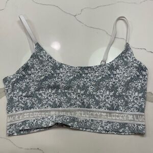 Lucky Brand floral sports bra sz XL